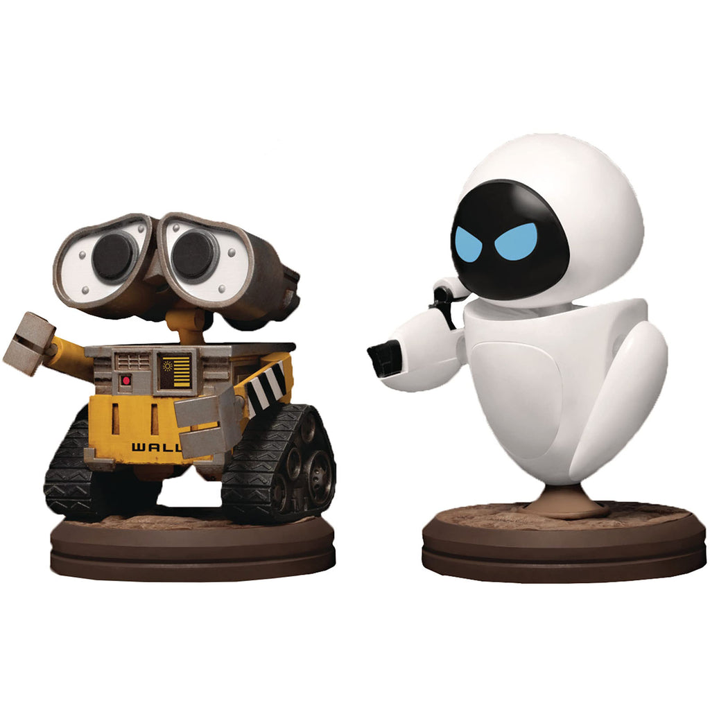 Beast Kingdom Mini Egg Attack Wall-E And Eve Figure Set