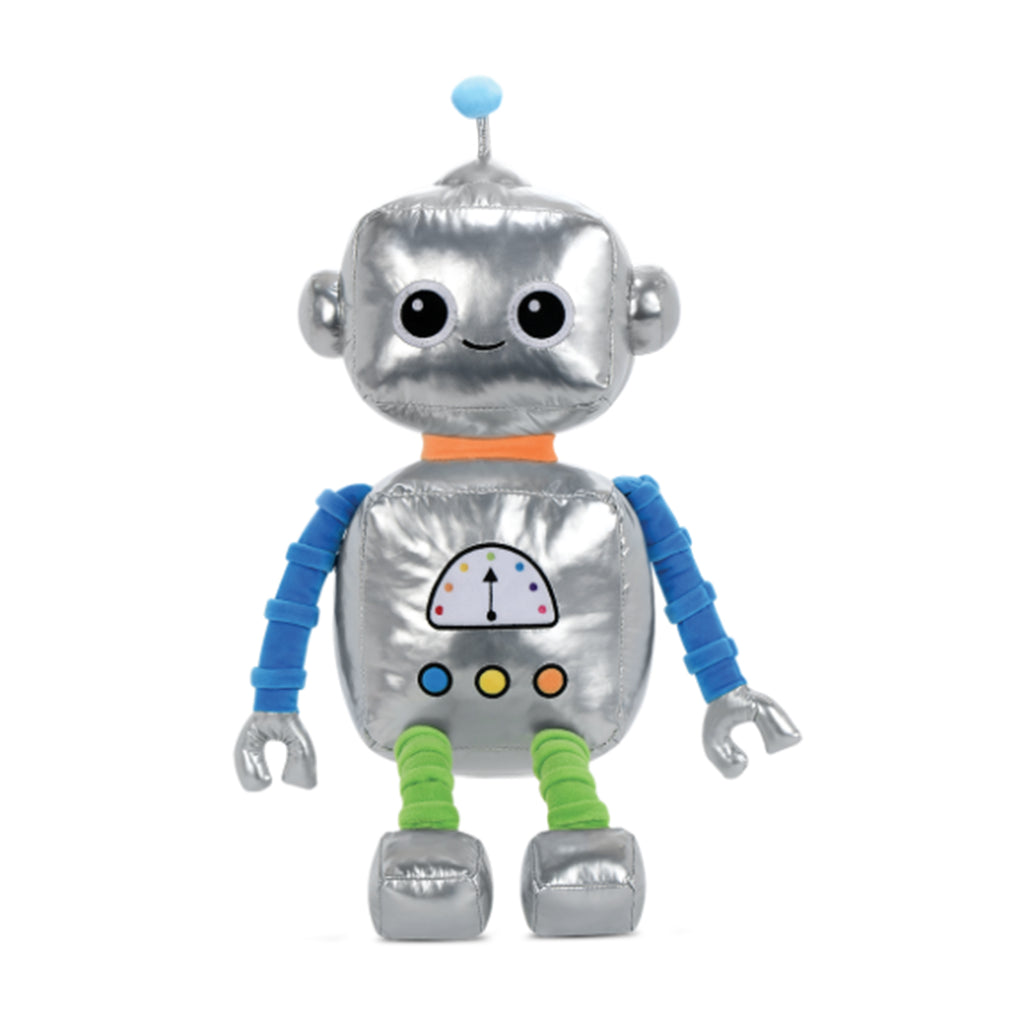 iScream Robbie Robot Metallic And Fleece Bestie Plush