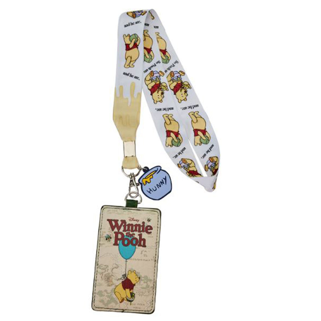 Loungefly Disney Winnie The Pooh Hunny Charm Cardholder Lanyard