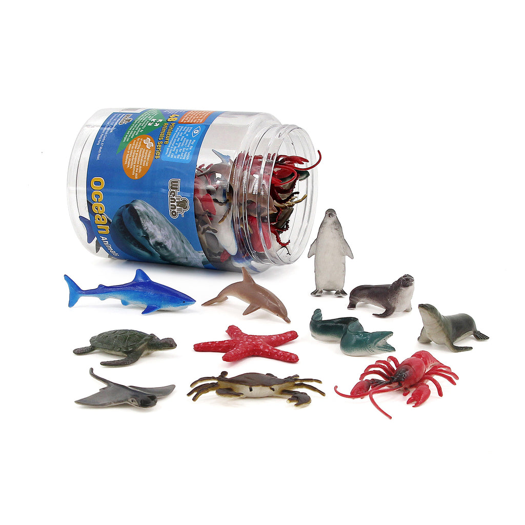 Wenno Ocean Animals With Augmented Reality 48 Piece Set