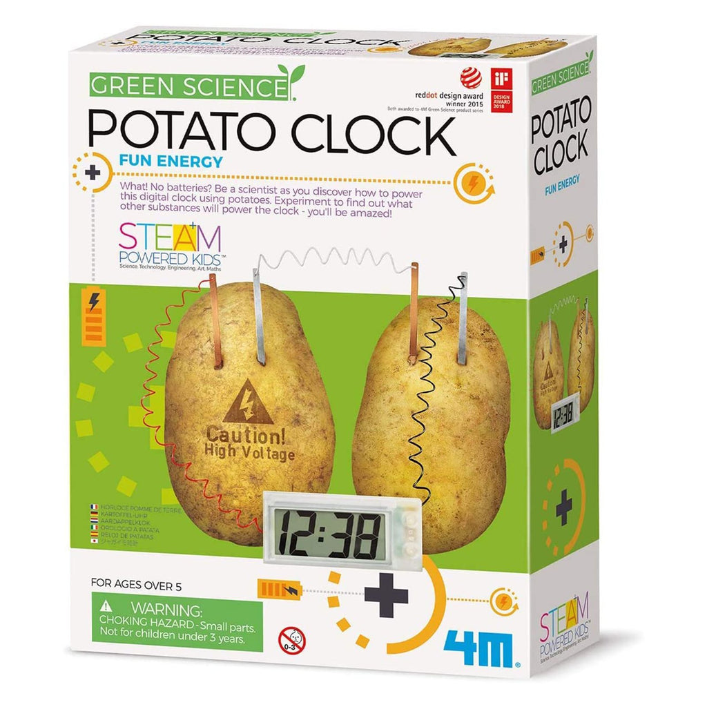 Toysmith Green Science Potato Clock Set
