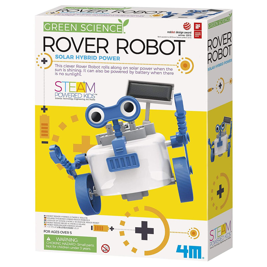 Toysmith Green Science Rover Robot Solar Science Set