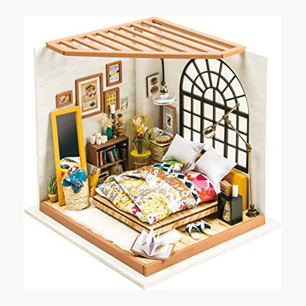 Robotime DIY Minature House Alice's Dreamy Bedroom Building Set