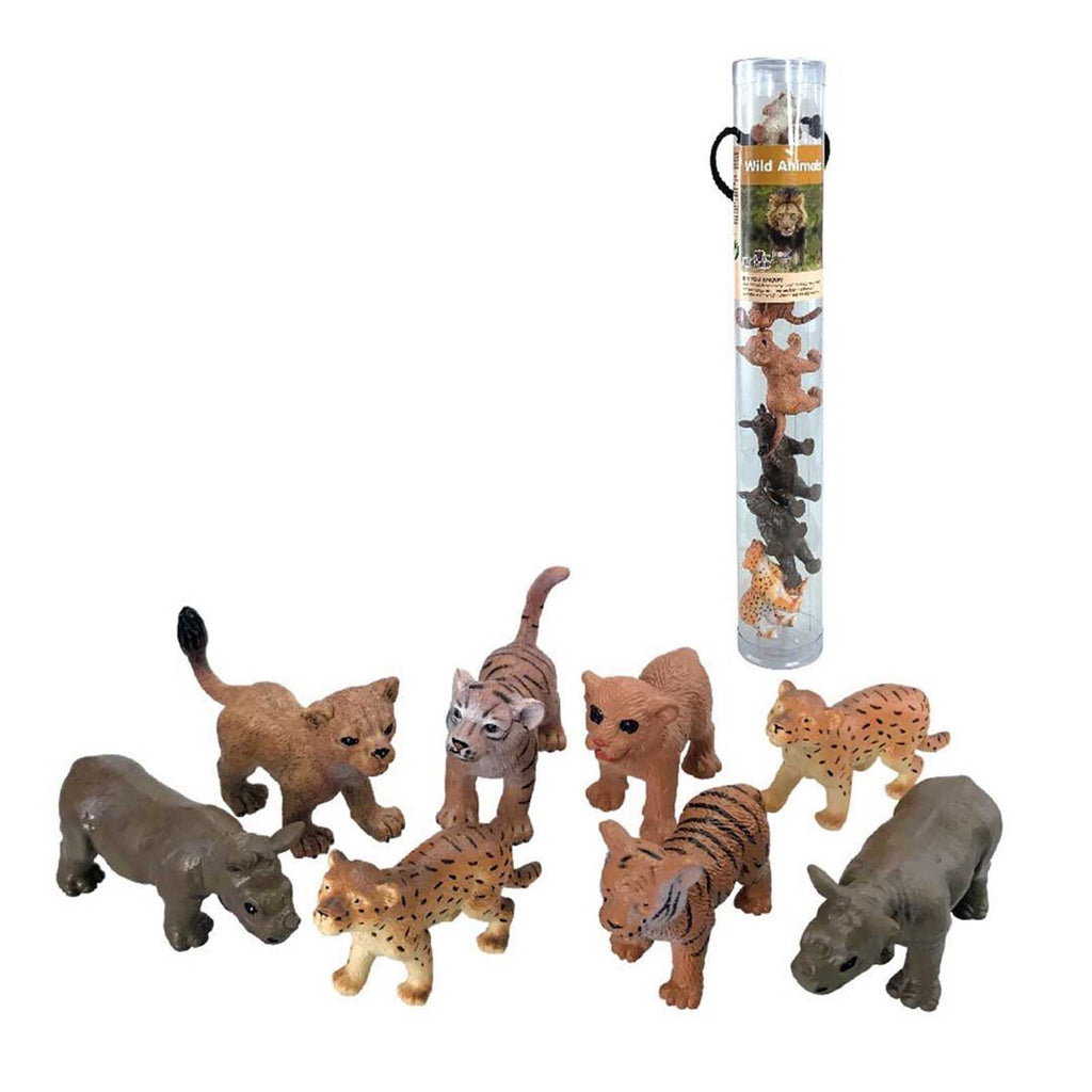 Wenno Wild Animals With Augmented Reality Set 1 Large Fun Tube - Radar Toys