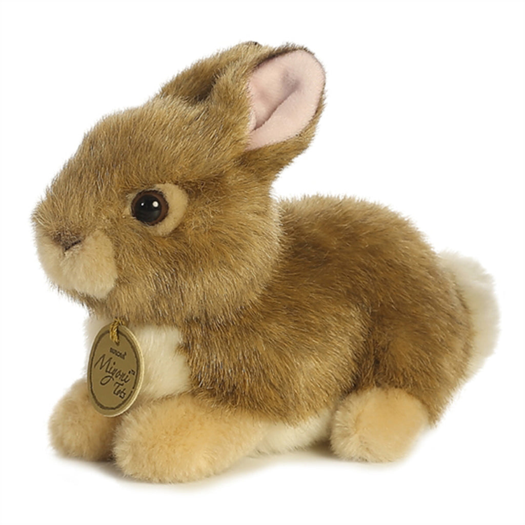 Aurora Tan Baby Bunny 7 Inch Plush Figure