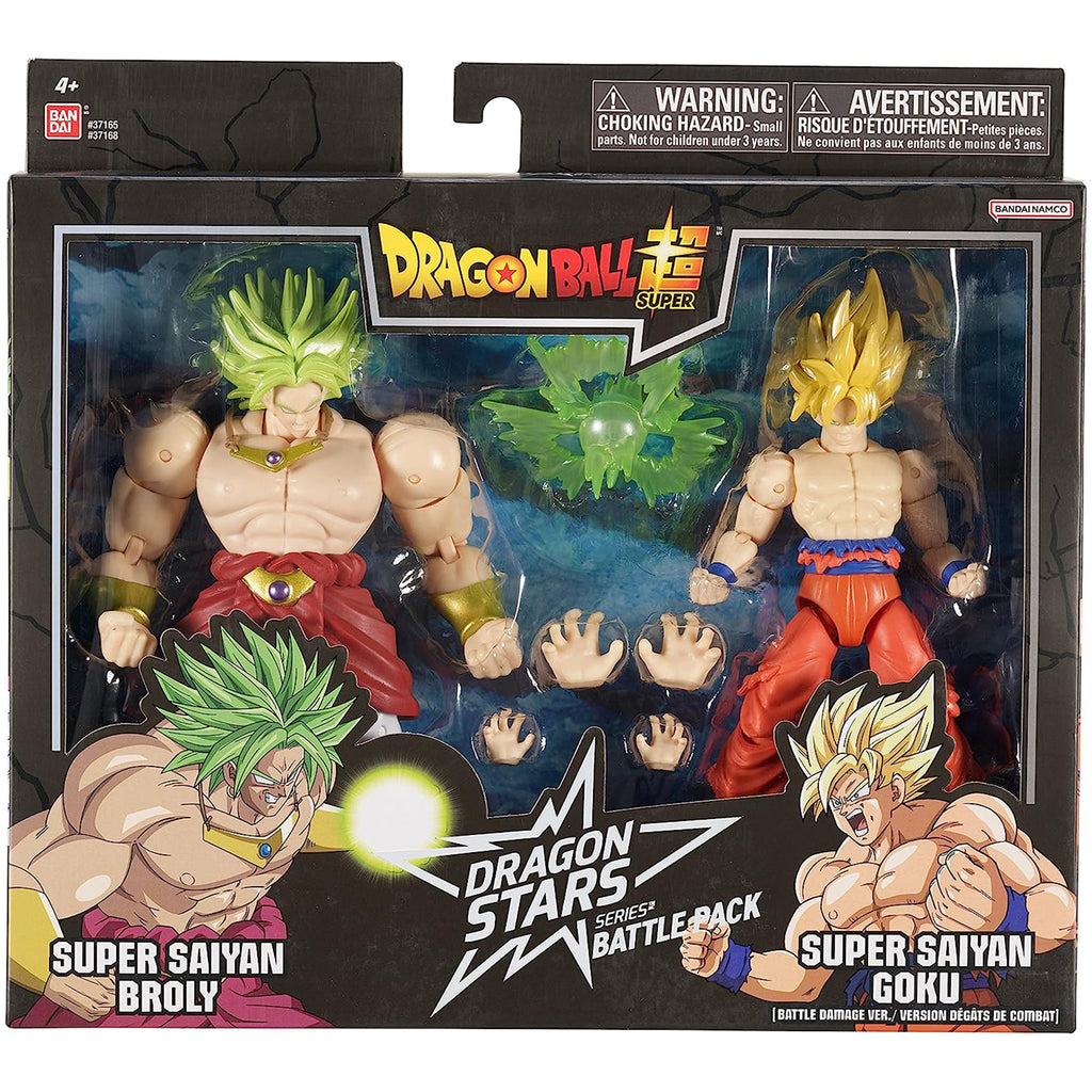 Dragonball Super Dragon Stars SSJ Goku And SSJ Broly Figure Set - Radar Toys