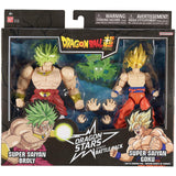 Dragonball Super Dragon Stars SSJ Goku And SSJ Broly Figure Set - Radar Toys