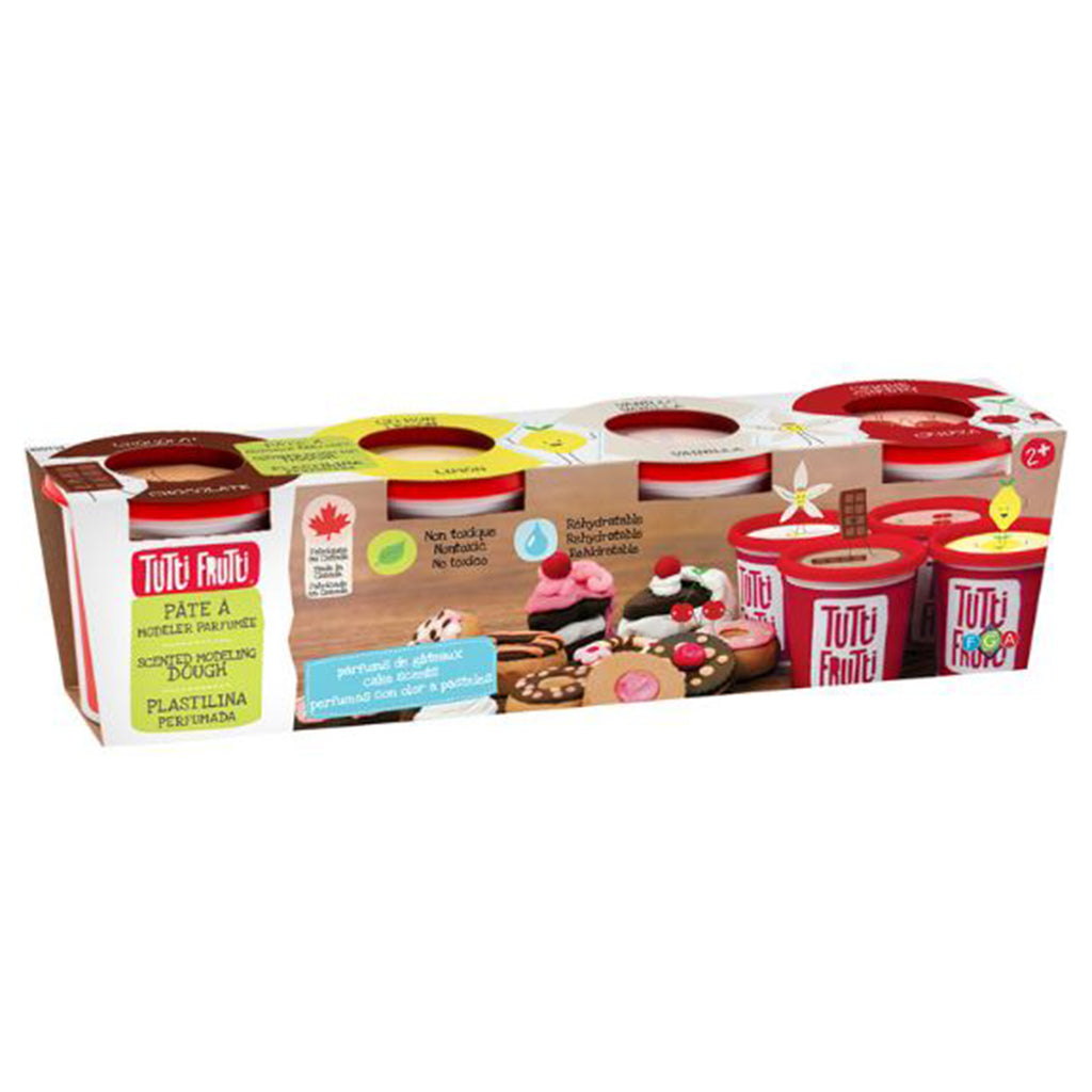 Family Games America Tutti Frutti 4 Pack Cake Scents - Radar Toys