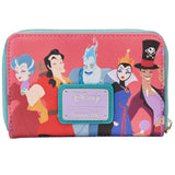 Loungefly Disney Villains Color Block Zip Around Wallet - Radar Toys
