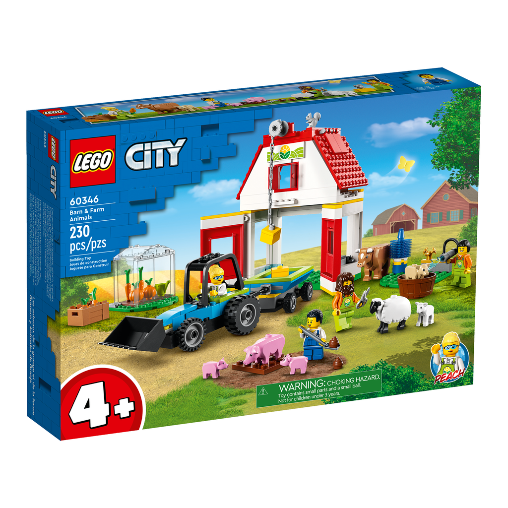 LEGO® City Barn And Farm Animals Building Set 60346 - Radar Toys