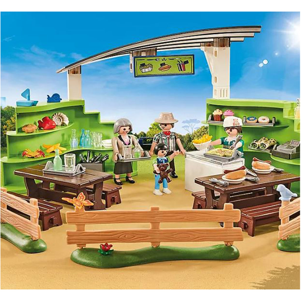 Playmobil Zoo Restaurant With Shop Building Set 9871