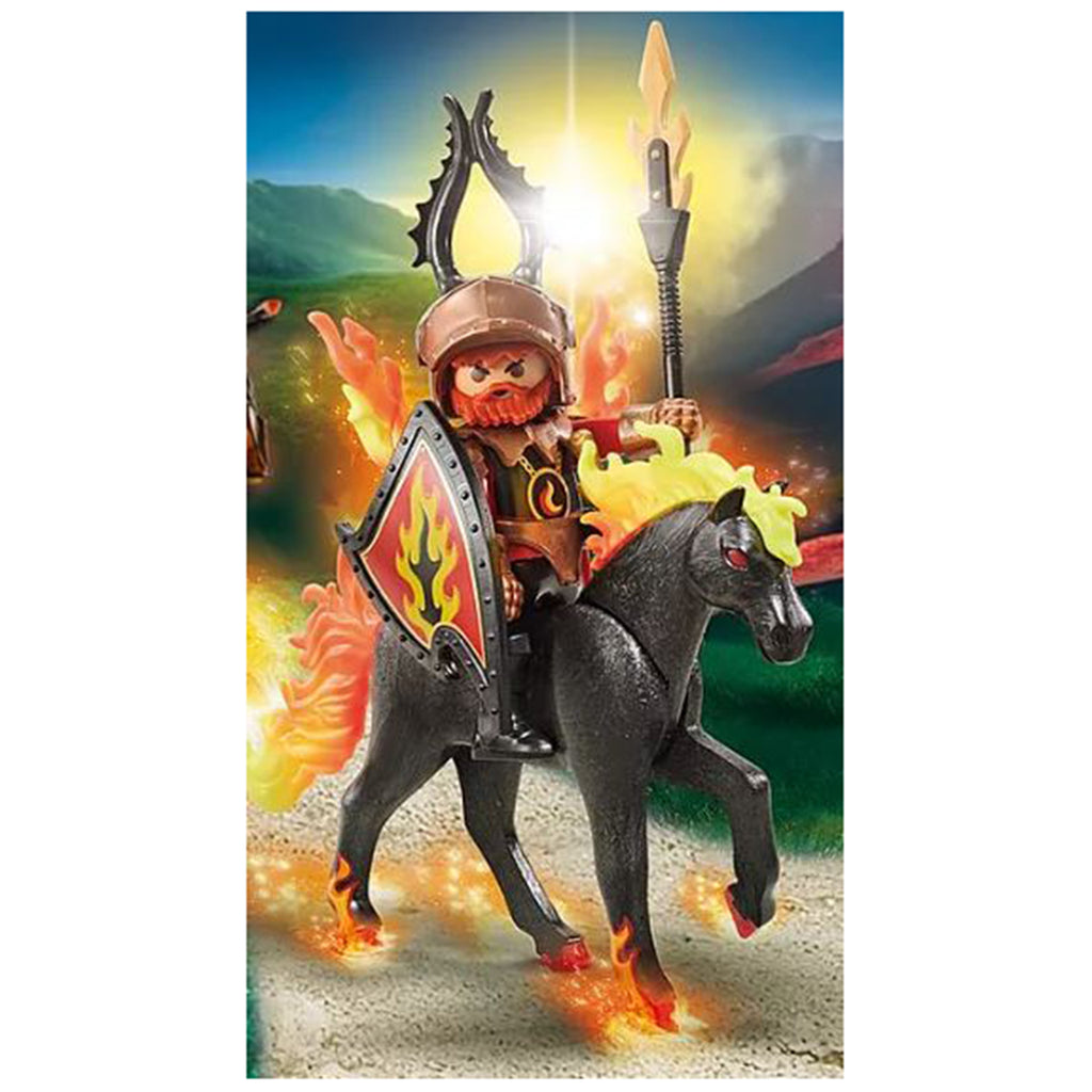 Playmobil Fire Horse With Rider Building Set 9882 - Radar Toys