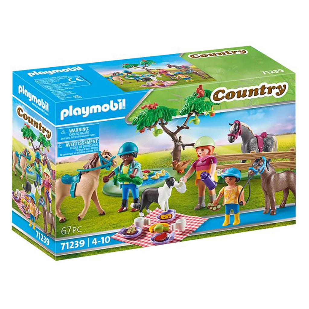 Playmobil Country Picnic Adventure With Horses Building Set 71239 - Radar Toys