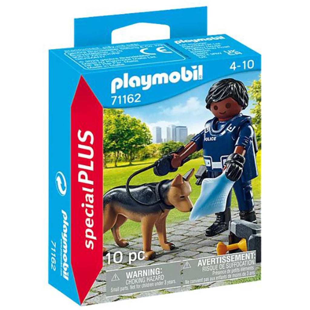Playmobil Special Plus Policeman With Dog Building Set 71162 - Radar Toys