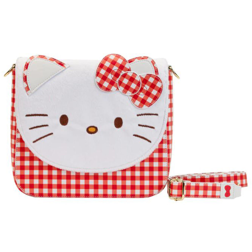 Loungefly Sanrio Hello Kitty Gingham Cosplay Crossbody Bag Purse - Radar Toys