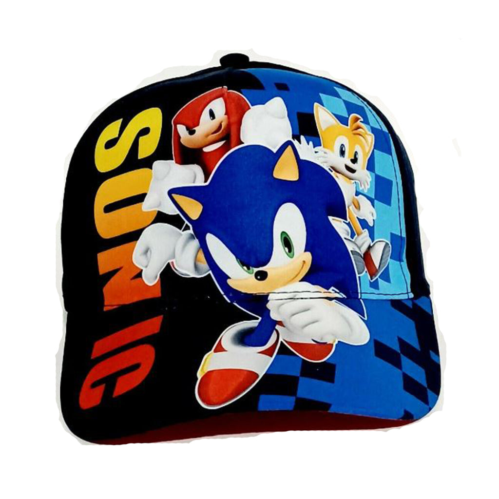 Sega Sonic The Hedgehog Always Running Velcro Hat