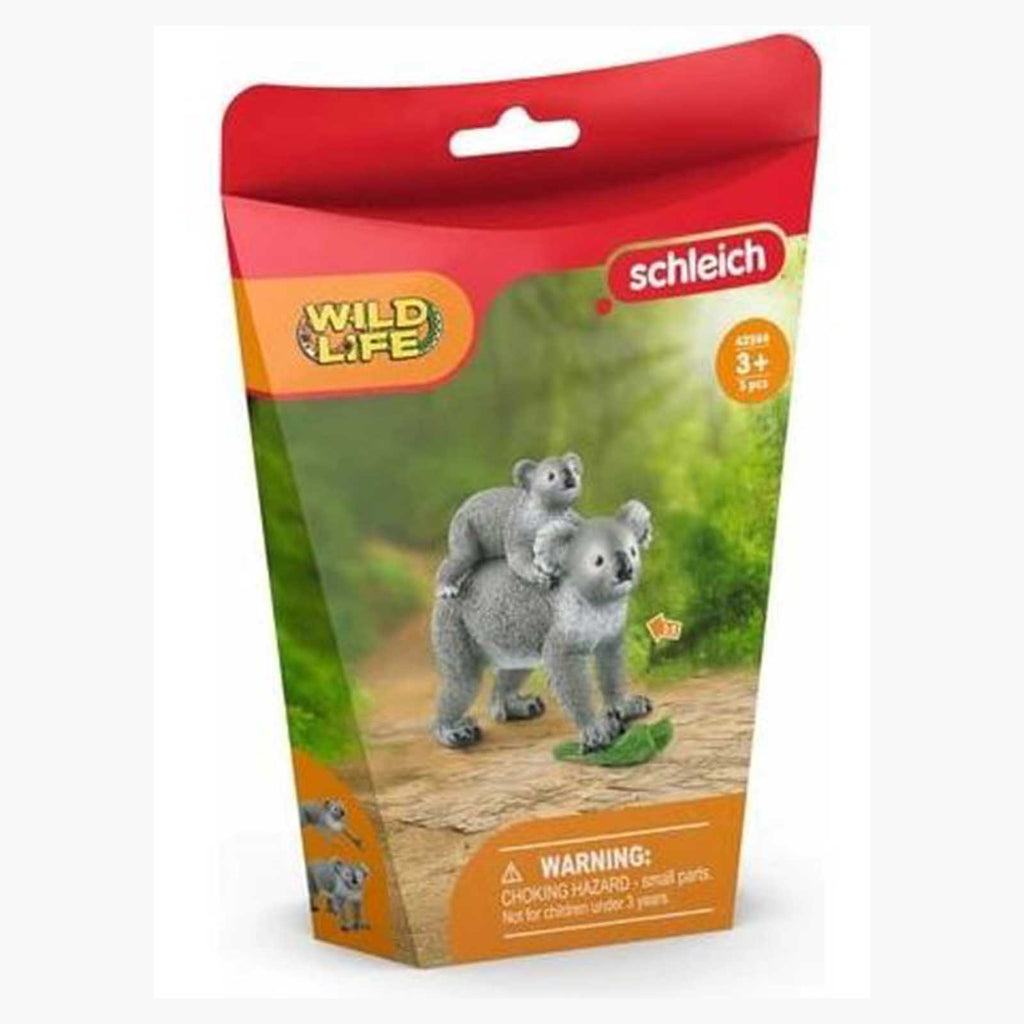 Schleich Wild Life Koala Mother And Baby Figure Set