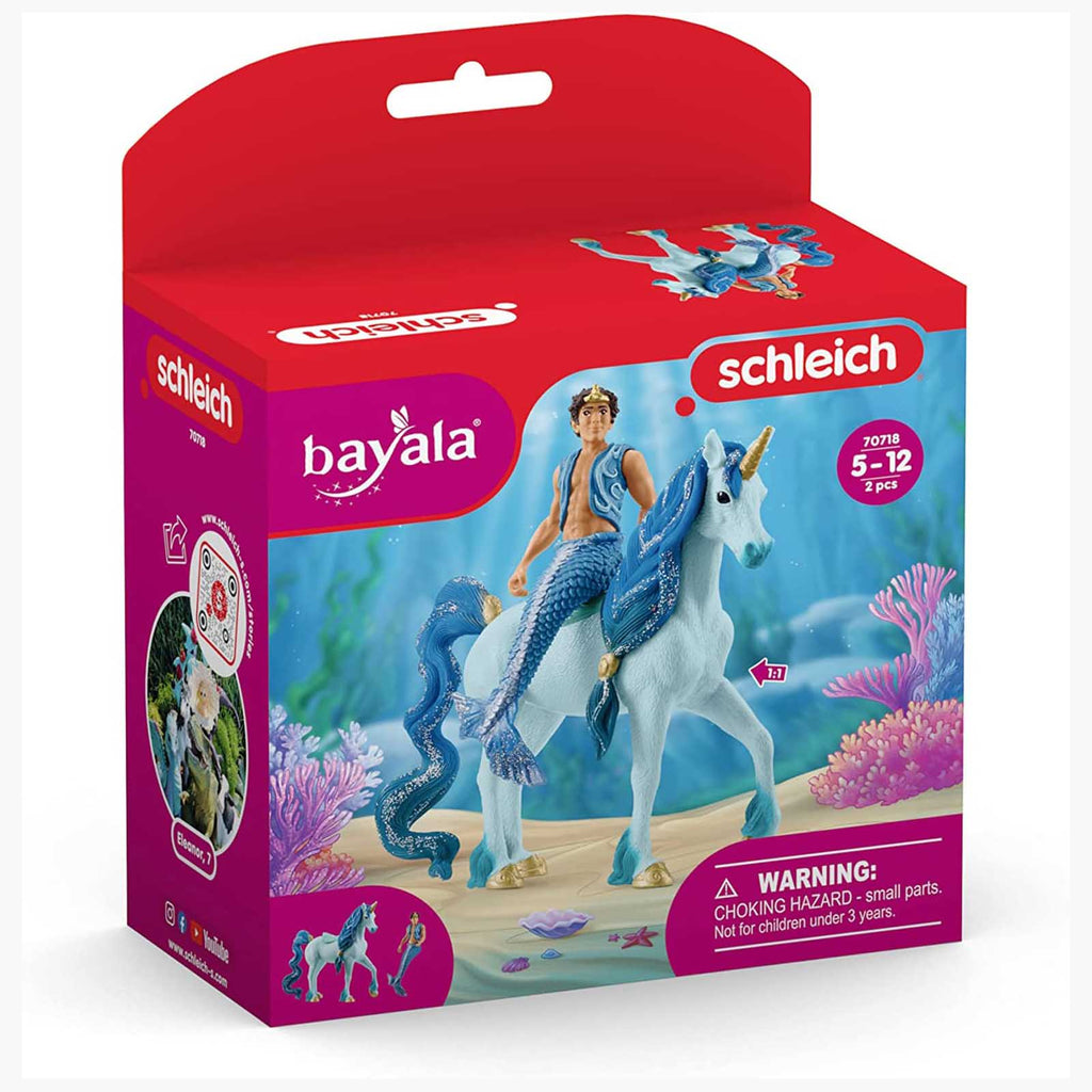 Schleich Bayala Aryon On Unicorn Fantasy Figure Set
