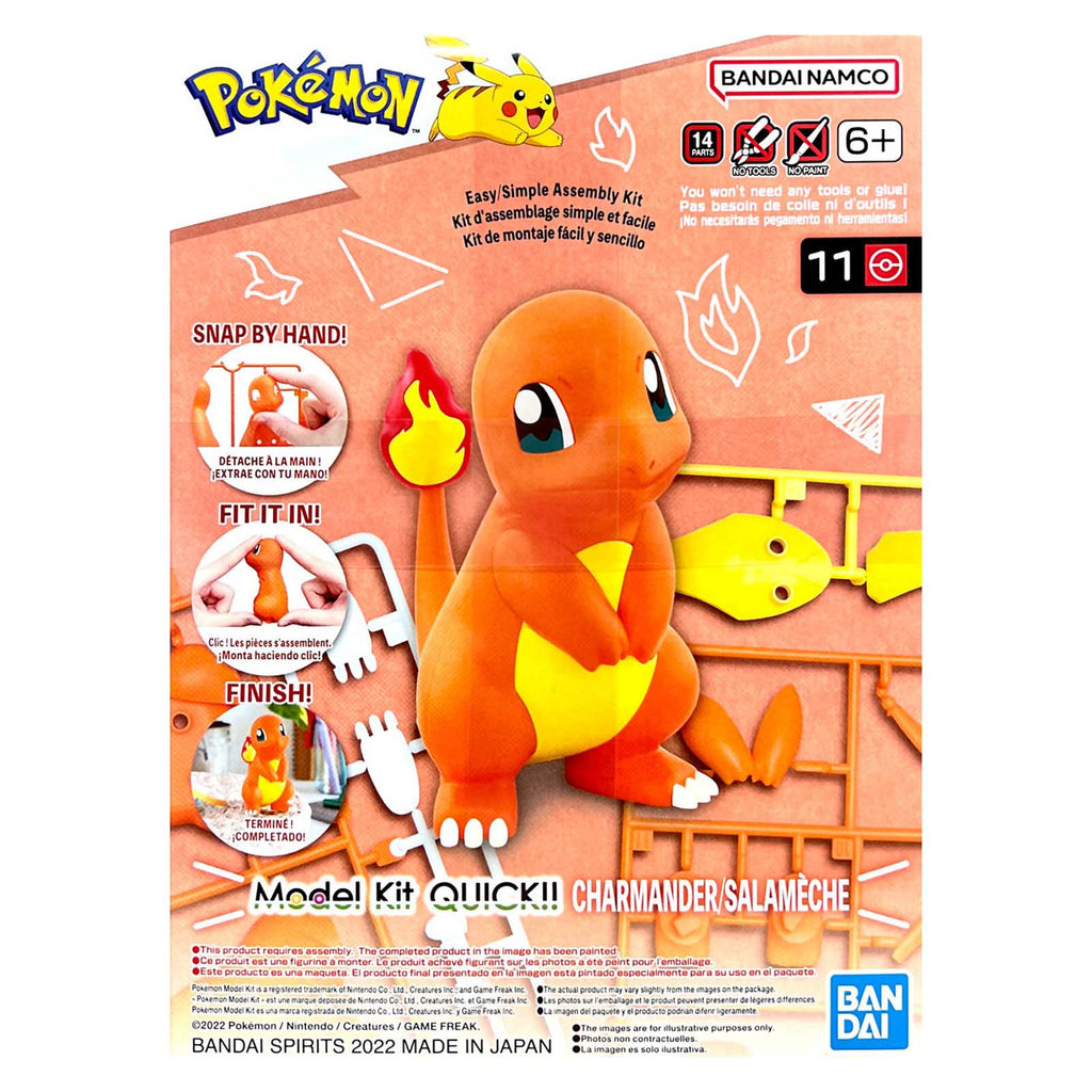 Bandai Pokemon Charmander Hobby Model Kit
