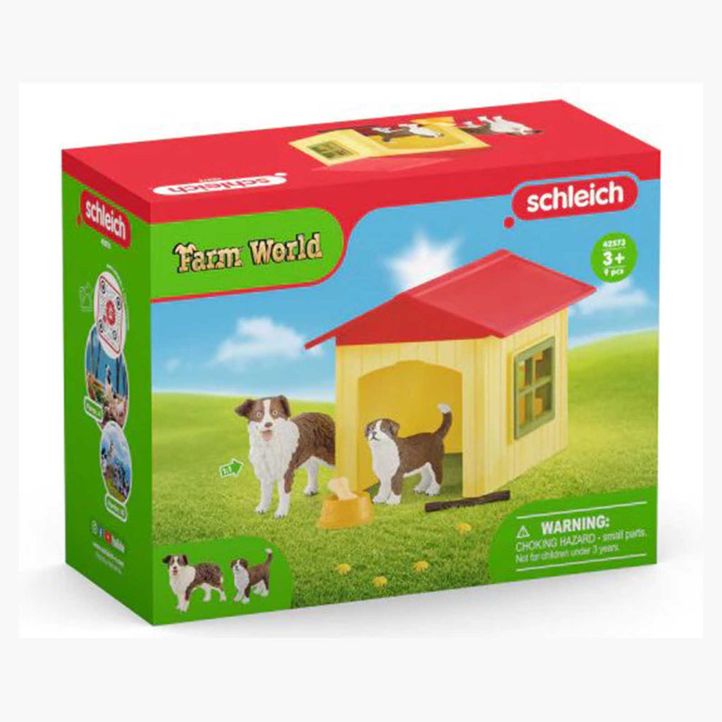 Schleich Farm World Friendly Dog House Set