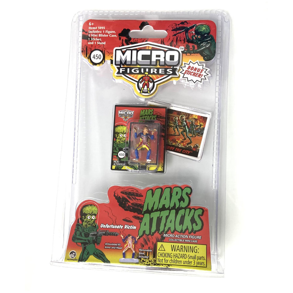 Super Impulse World's Smallest Mars Attacks Unfortunate Victim Micro Figure - Radar Toys