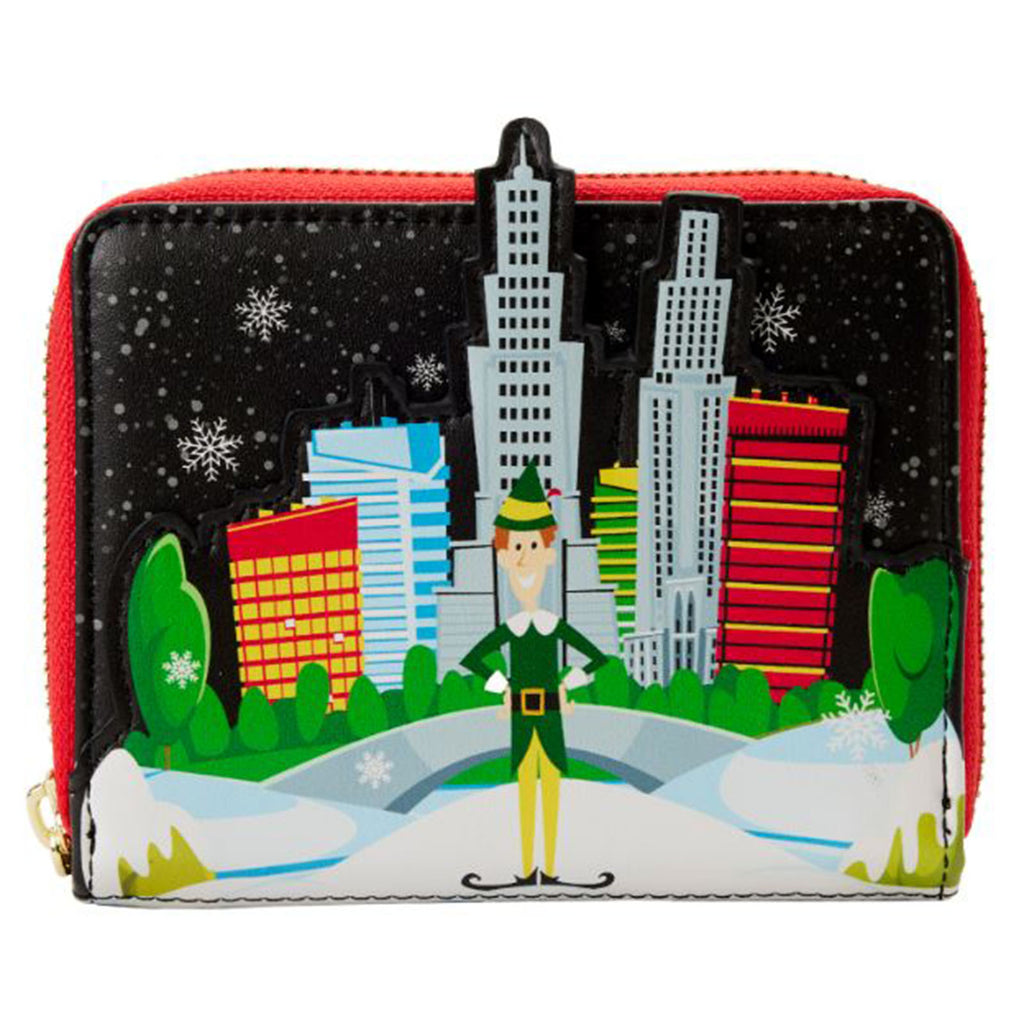 Loungefly Elf Buddy In Manhattan Zip Around Wallet - Radar Toys