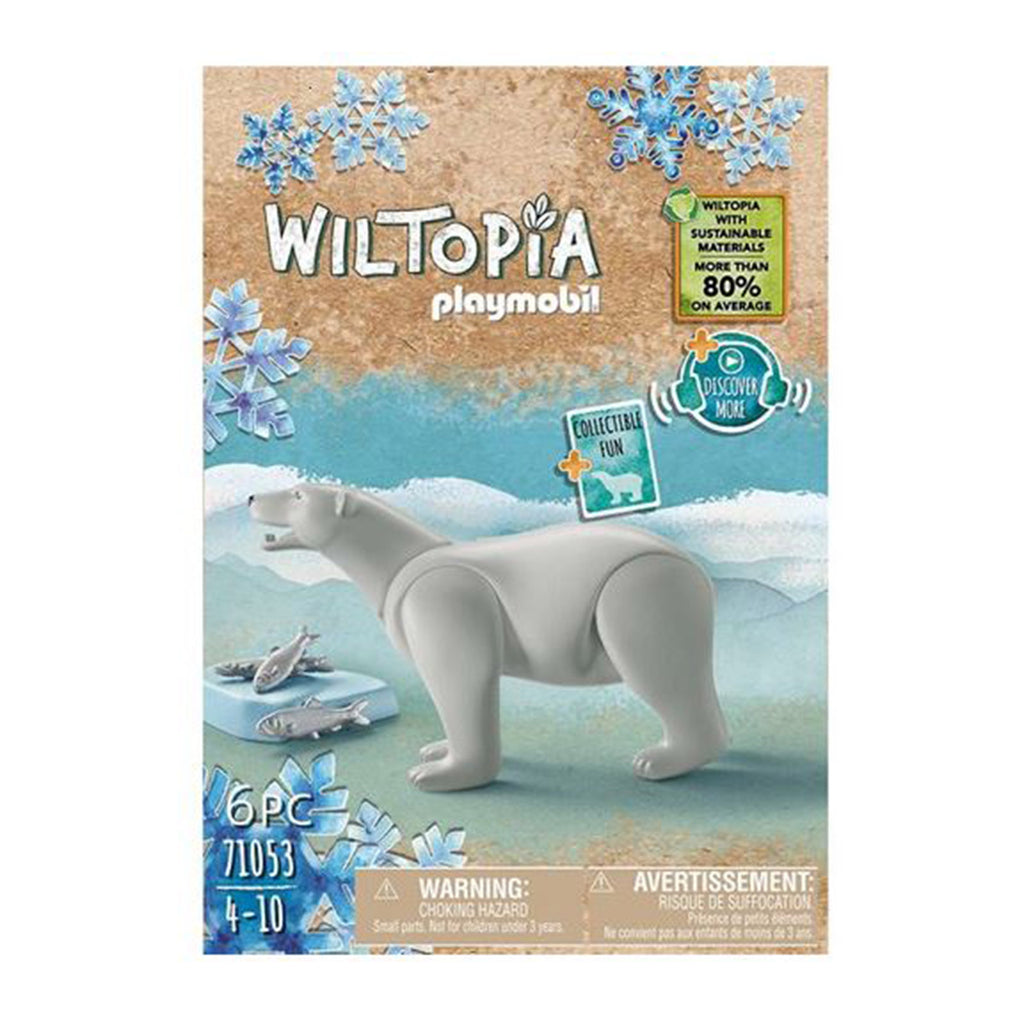 Playmobil Wiltopia Polar Bear Animal Building Set 71053