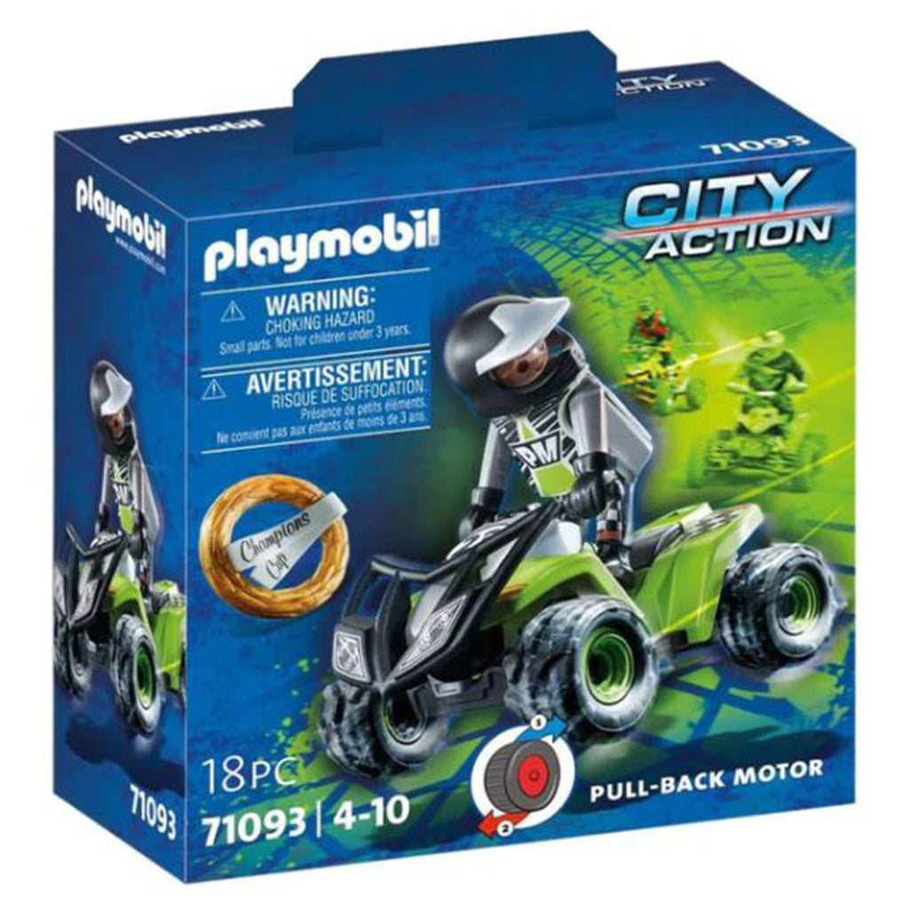 Playmobil City Action Racing Speed Quad Building Set 71093 - Radar Toys