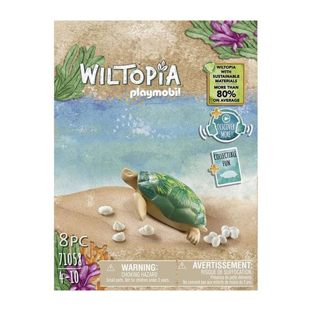 Playmobil Wiltopia Giant Tortoise Animal Building Set 71058 - Radar Toys