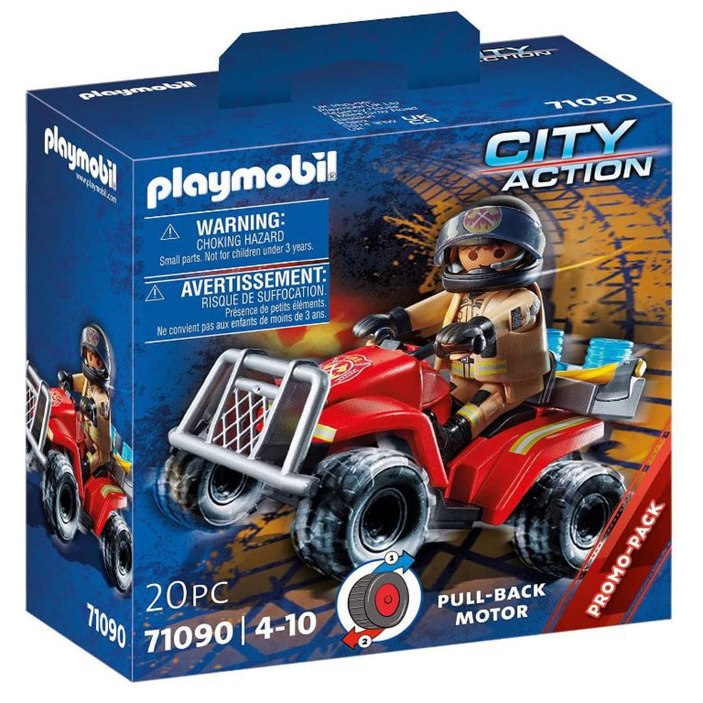 Playmobil City Action Fire Rescue Speed Quad Building Set 71090 - Radar Toys
