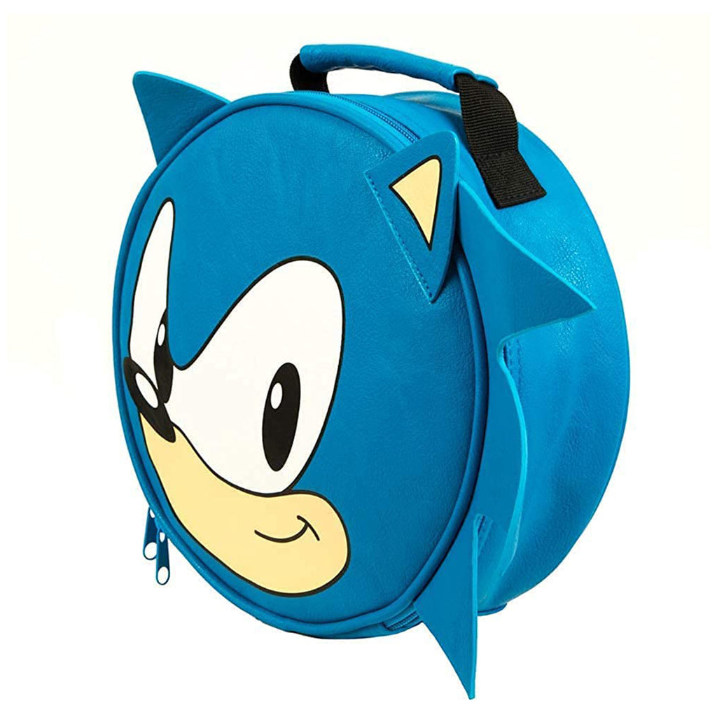 Bioworld Sonic The Hedgehog Die Cut Sonic Face Lunch Box