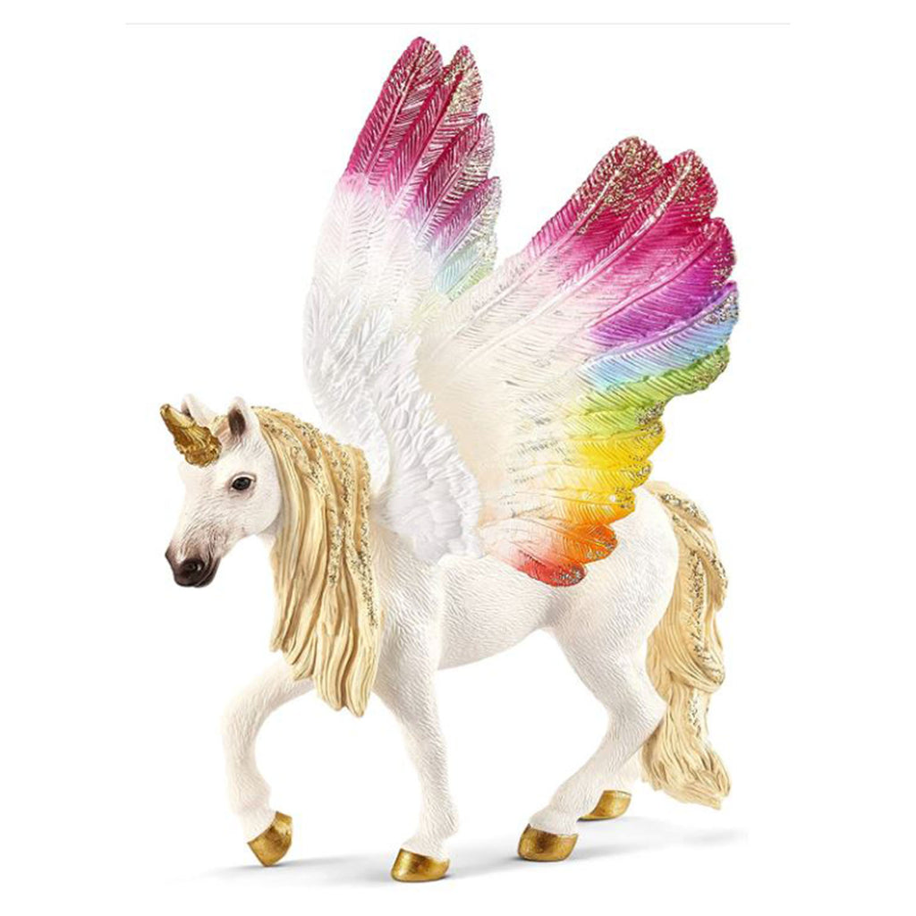 Schleich Bayala Winged Rainbow Unicorn Fantasy Figure 70576 - Radar Toys