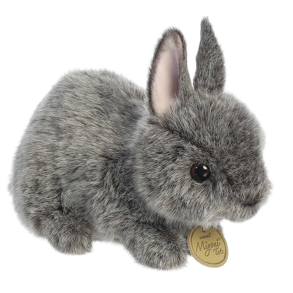 Aurora Netherland Dwarf Bunny Blue 7.5  Inch Plush Figure