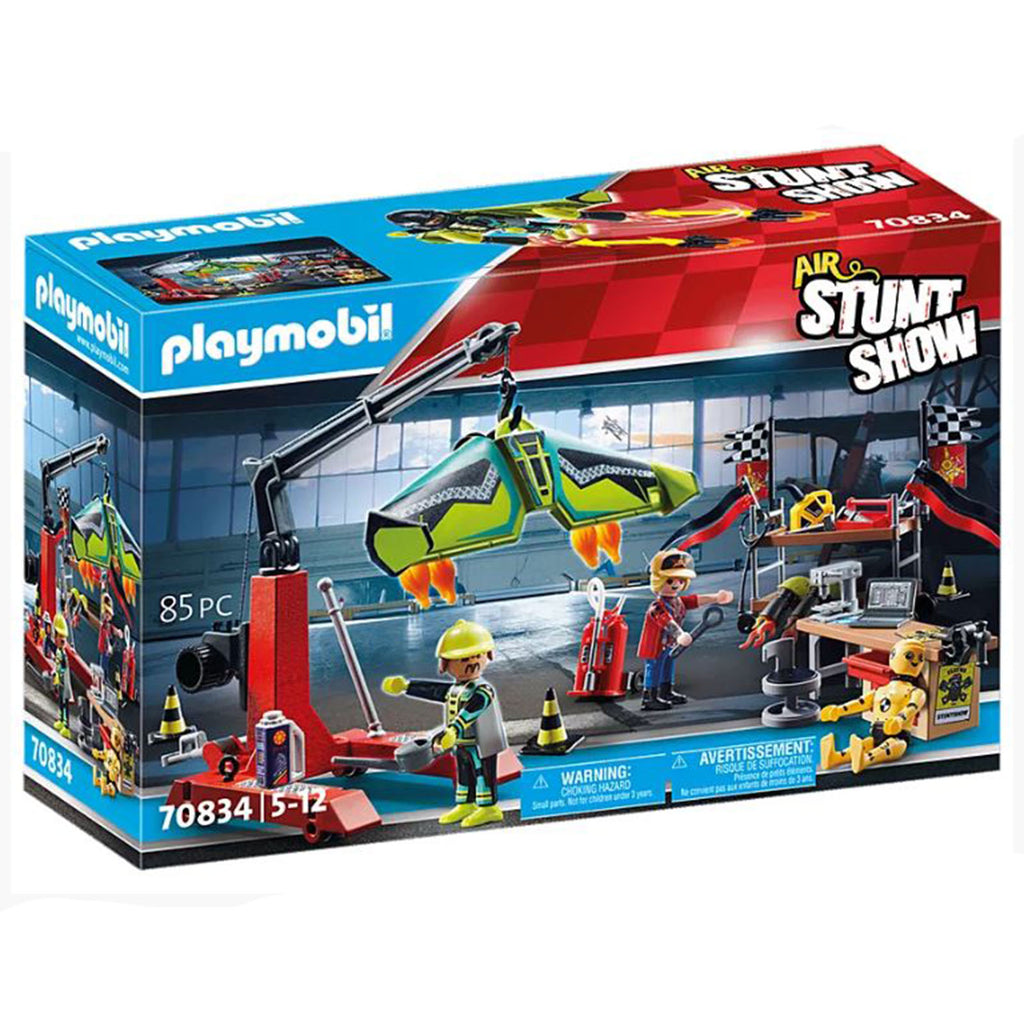 Playmobil Air Stunt Show Service Station Building Set 70834