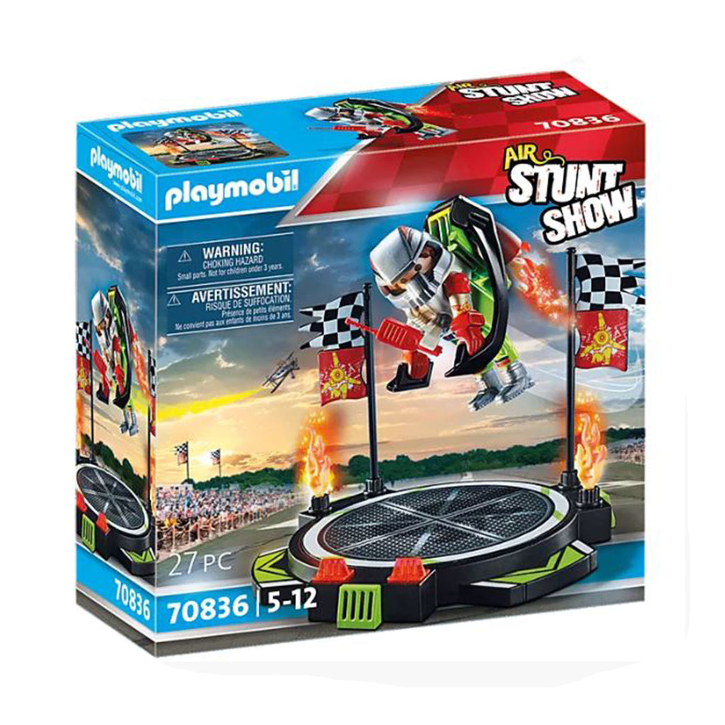 Playmobil Air Stunt Show Stuntman With Jetpack Building Set 70836
