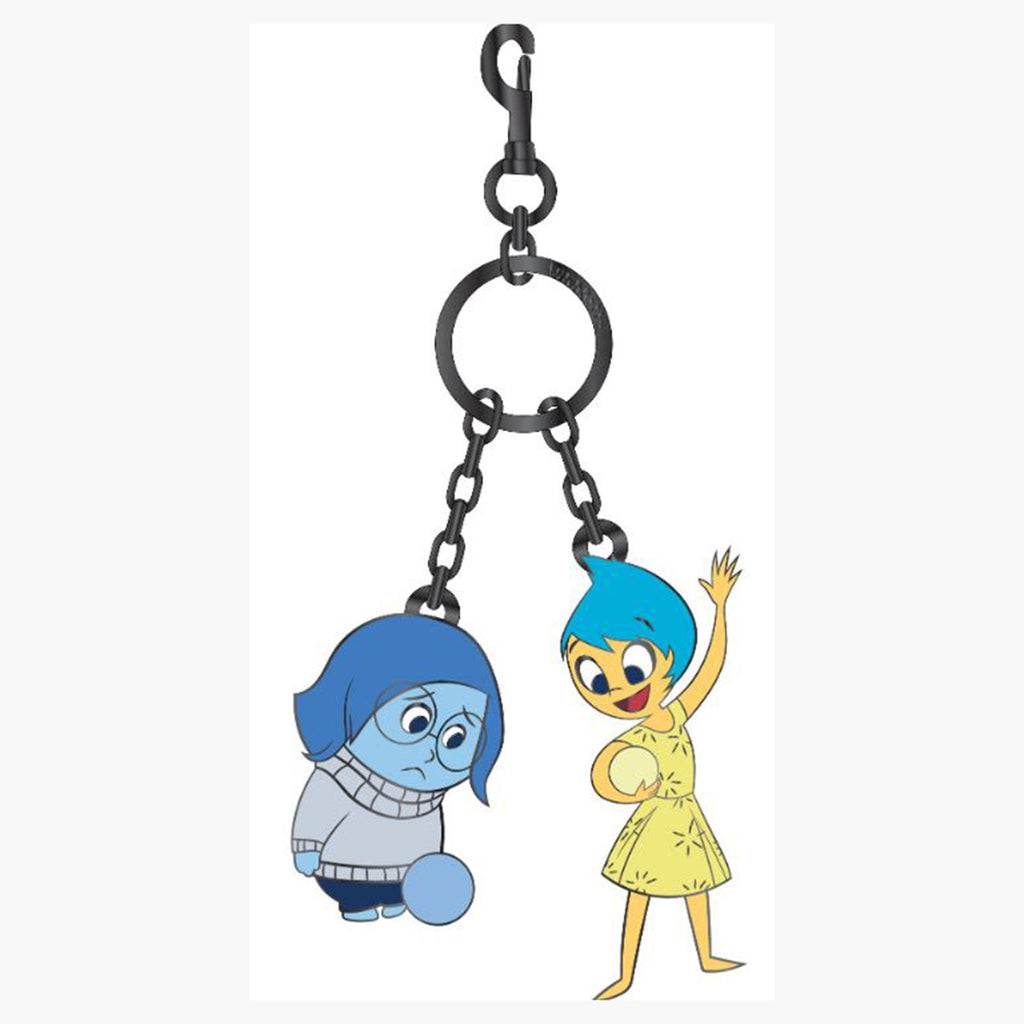Loungefly Pixar Inside Out Joy And Sadness Enamel Keychain - Radar Toys