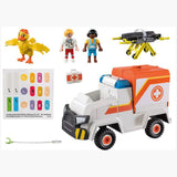 Playmobil Duck On Call Ambulance Emergency Vehicle Building Set 70916 - Radar Toys