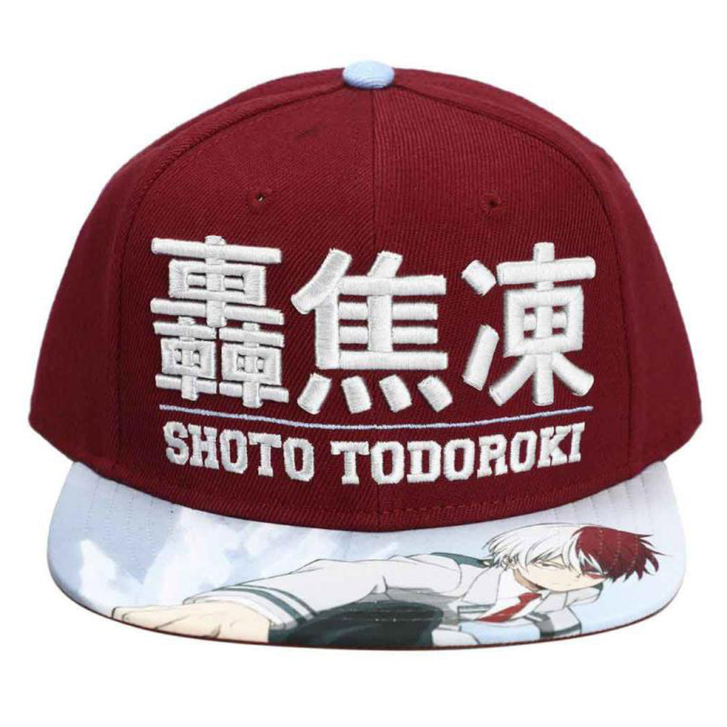Bioworld My Hero Academia Shoto Todoroki Red Snapback Hat
