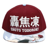 Bioworld My Hero Academia Shoto Todoroki Red Snapback Hat - Radar Toys