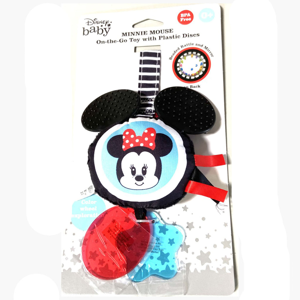 Kid's Preferred Disney Baby Minnie Mouse On The Go Toy WIth Plastic Discs - Radar Toys