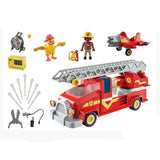 Playmobil Duck On Call Fire Rescue Truck Building Set 70911 - Radar Toys
