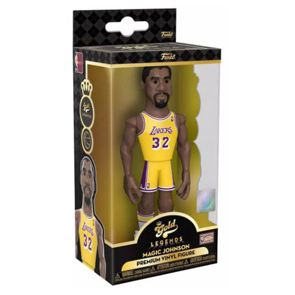 Funko NBA Gold Magic Johnson Vinyl Figure - Radar Toys