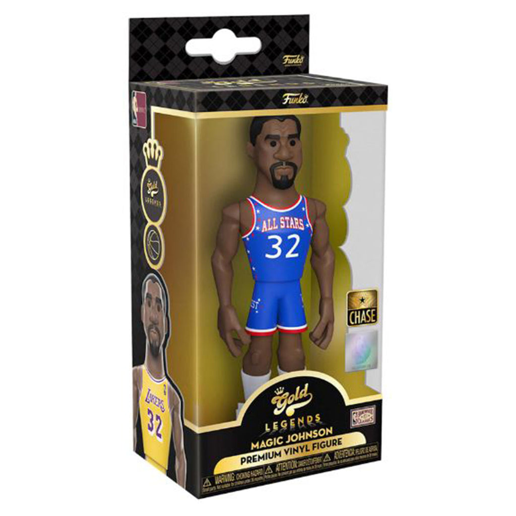 Funko NBA Gold Magic Johnson Vinyl Figure CHASE VERSION