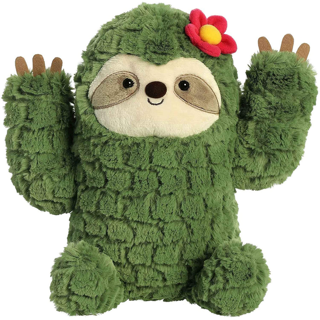 Aurora Cactus Sloth 10 Inch Plush Figure - Radar Toys