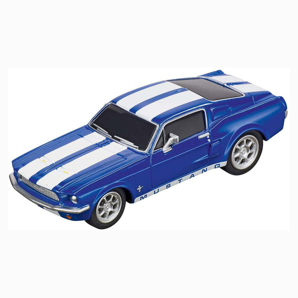 Carrera Ford Mustang 67 Racing Blue 1:43 Electric Slot Car
