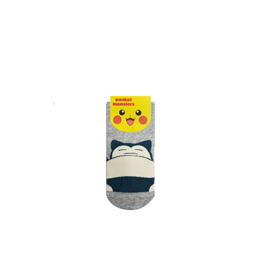 Pokemon Snorlax Single Pair Youth Ankle Socks