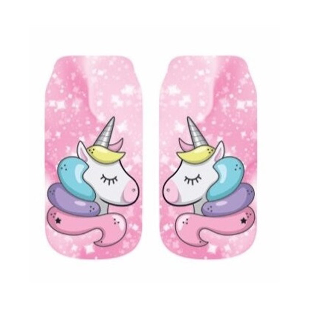Top Trenz Unicorn Rainbow Pink Socks