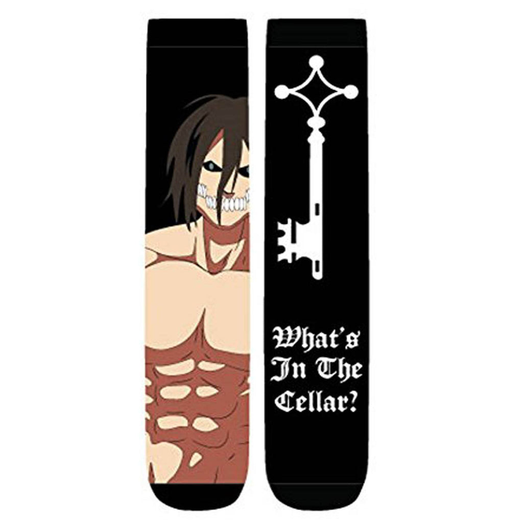 Attack On Titan Graphic Titan 2 Pairs Of Long Socks