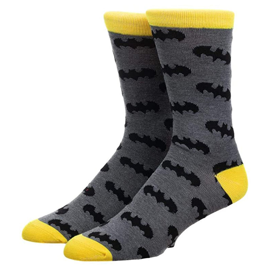 Bioworld DC Batman Bat Signal Single Pair Men's Crew Socks