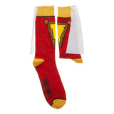 Bioworld DC Comics Shazam Cape Men's Crew Socks - Radar Toys